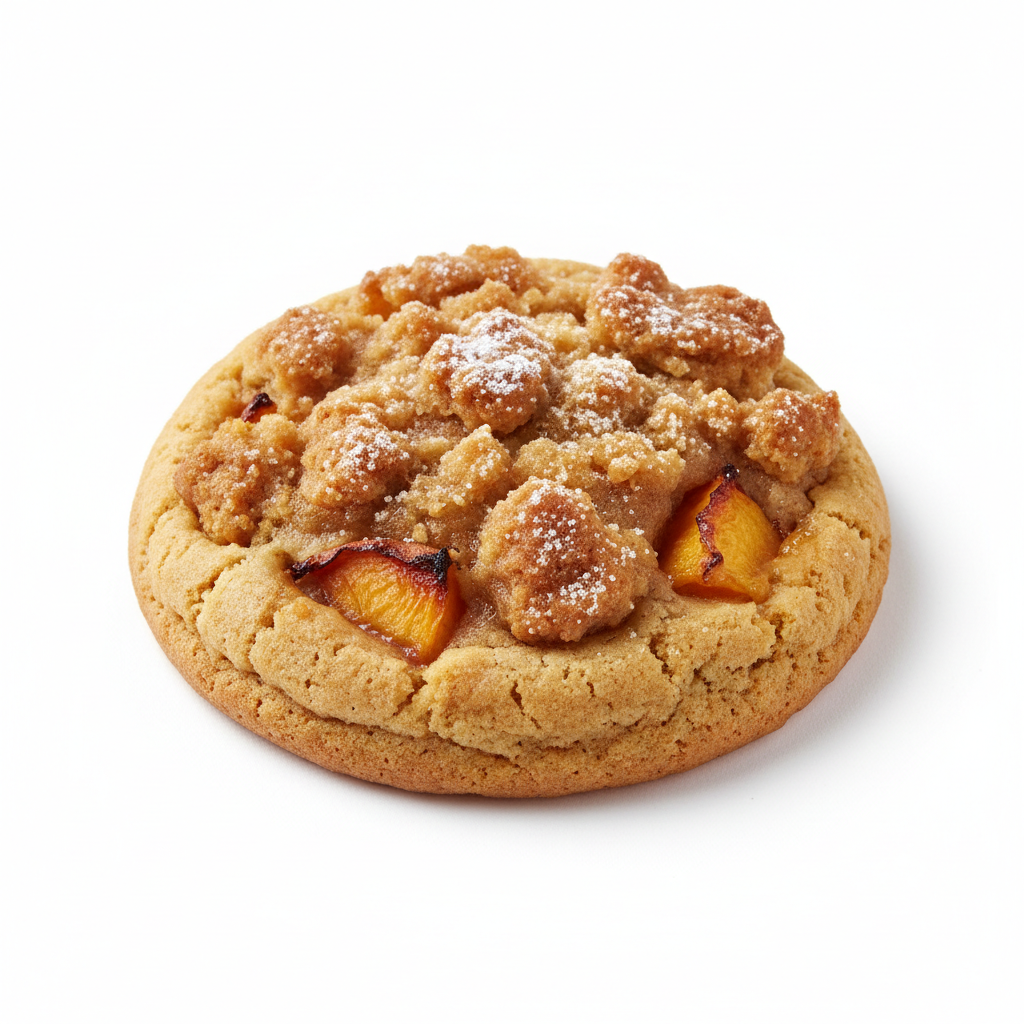 Peach Cobbler Cookie with Crumble